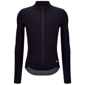 Santini Ready To Ride Thermo Fekete unisex hosszú ujjú kerékpáros mez