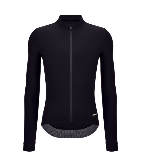 Santini Ready To Ride Thermo Fekete unisex hosszú ujjú kerékpáros mez