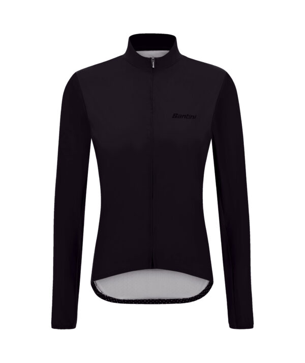 Santini Ready To Ride fekete unisex kerékpáros széldzseki
