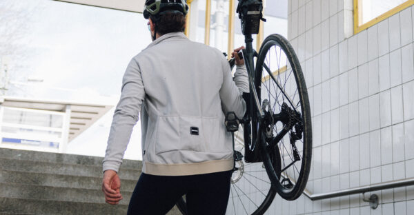 Santini Ready To Ride Thermo fekete férfi téli kerékpáros dzseki - Image 4