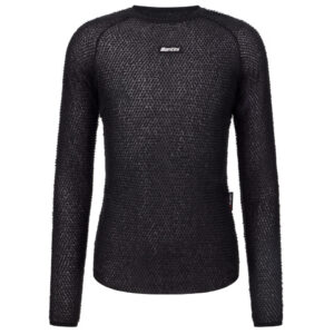 Santini Alpha Baselayer fekete kerékpáros aláöltöző