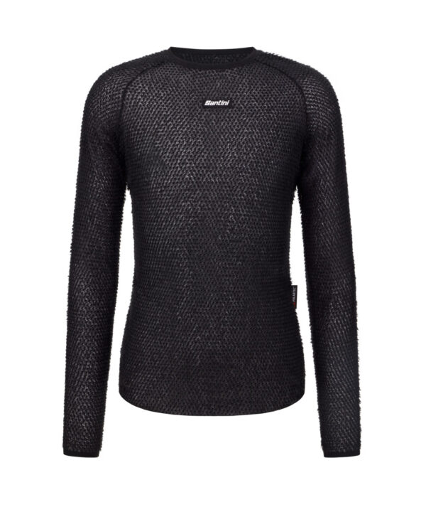 Santini Alpha Baselayer fekete kerékpáros aláöltöző