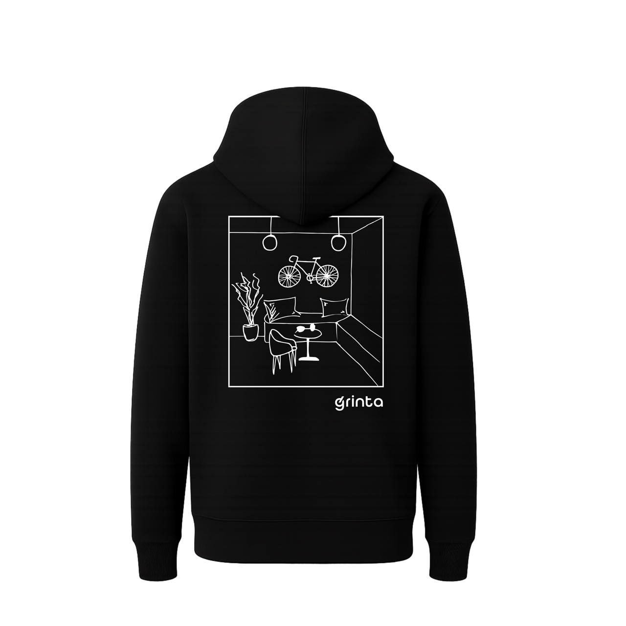 Grinta - Offical Merchandise Dark Mood Hoodie Black fekete unisex kapucnis pulóver - Image 2