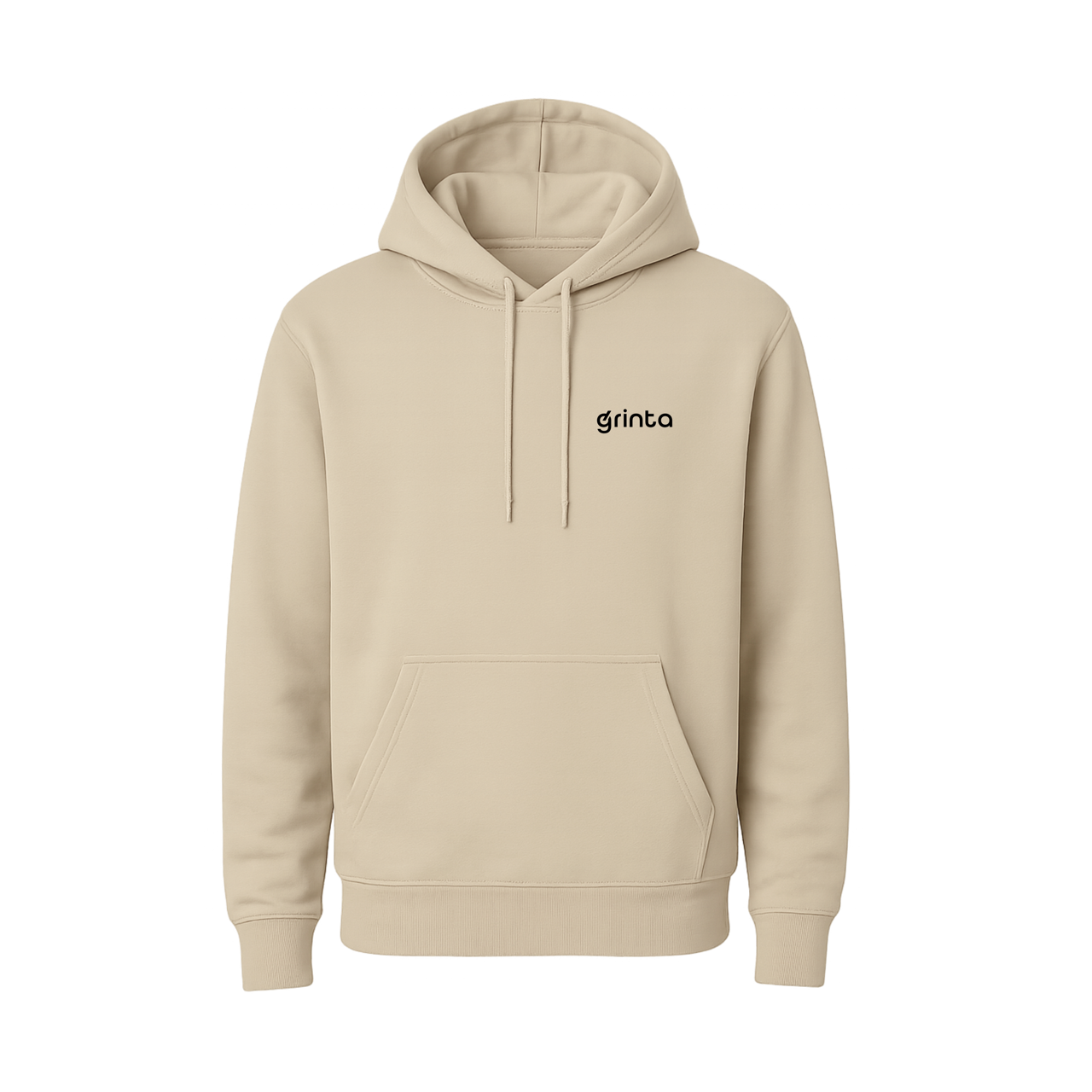 Grinta - Offical Merchandise Light Mood Hoodie Beige unisex kapucnis pulóver - Image 4