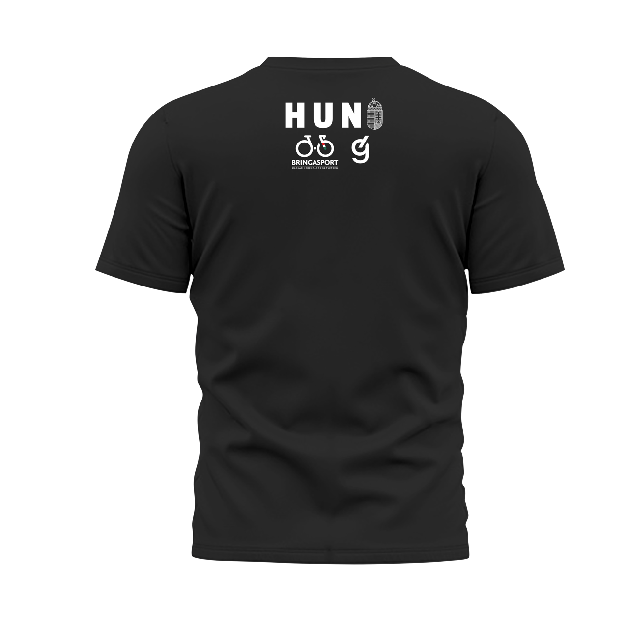 Grinta - Magyar kerékpár válogatott Merchandise fekete unisex póló - Image 3
