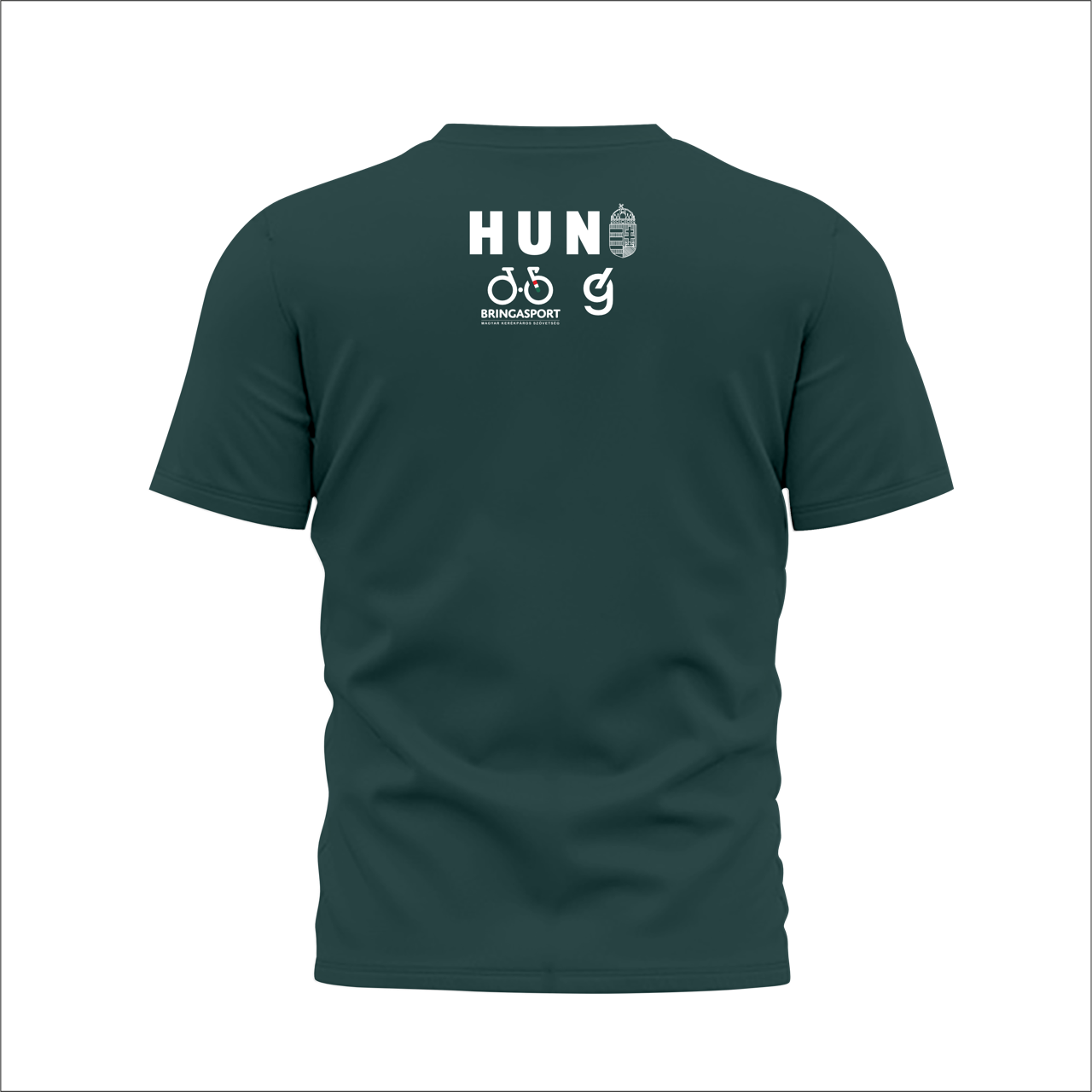 Grinta - Magyar kerékpár válogatott Merchandise zöld unisex póló - Image 4