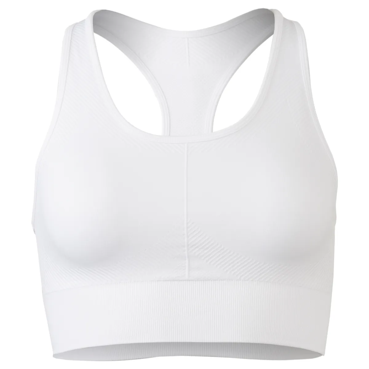 AGU Seamless Bra White női kerékpáros aláöltözet S/M