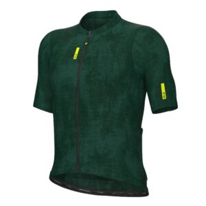 ALÉ Deep Pragma Dark Green zöld férfi nyári rövidujjú kerékpáros mez