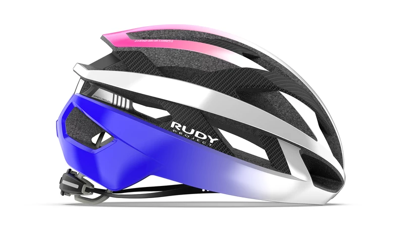 Rudy Project Rebel Pearl Metal Pink/ Cyber Blue rózsaszín / lila kerékpáros bukósisak - Image 4