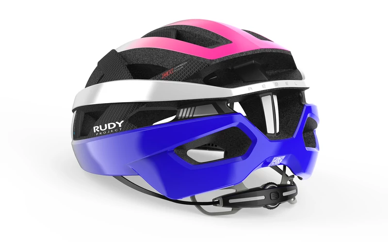 Rudy Project Rebel Pearl Metal Pink/ Cyber Blue rózsaszín / lila kerékpáros bukósisak - Image 3