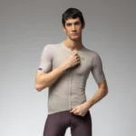 ALÉ Earthy Style 2.0 PR-E Rope Grey szürkésbarna férfi nyári rövidujjú kerékpáros mez