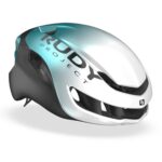 Rudy Project Sisak Nytron Pearl Emerald / Black Metal türkizkék kerékpáros bukósisak