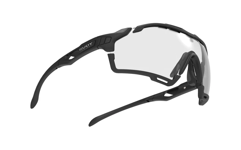 Rudy Project Cutline Black/Impactx2 Photochromic Black + Extra Bumper fekete kerékpáros szemüveg - Image 5
