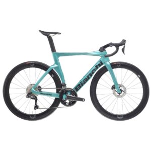 Bianchi Oltre Comp Ultegra Di2 Metallic Celeste/Black türkiz országúti kerékpár