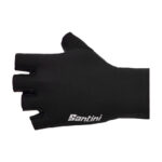 SANTINI 3D unisex fekete kerékpáros kesztyű