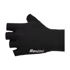 SANTINI 3D unisex fekete kerékpáros kesztyű