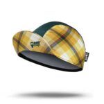 BiBCAP Yellowcheck sárga kerékpáros sapka