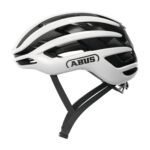 ABUS AirBreaker 2.0, In-Mold, shiny white fehér kerékpáros bukósisak