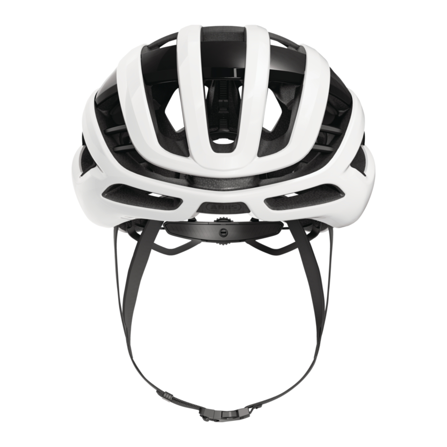 ABUS AirBreaker 2.0, In-Mold, shiny white fehér kerékpáros bukósisak - Image 4