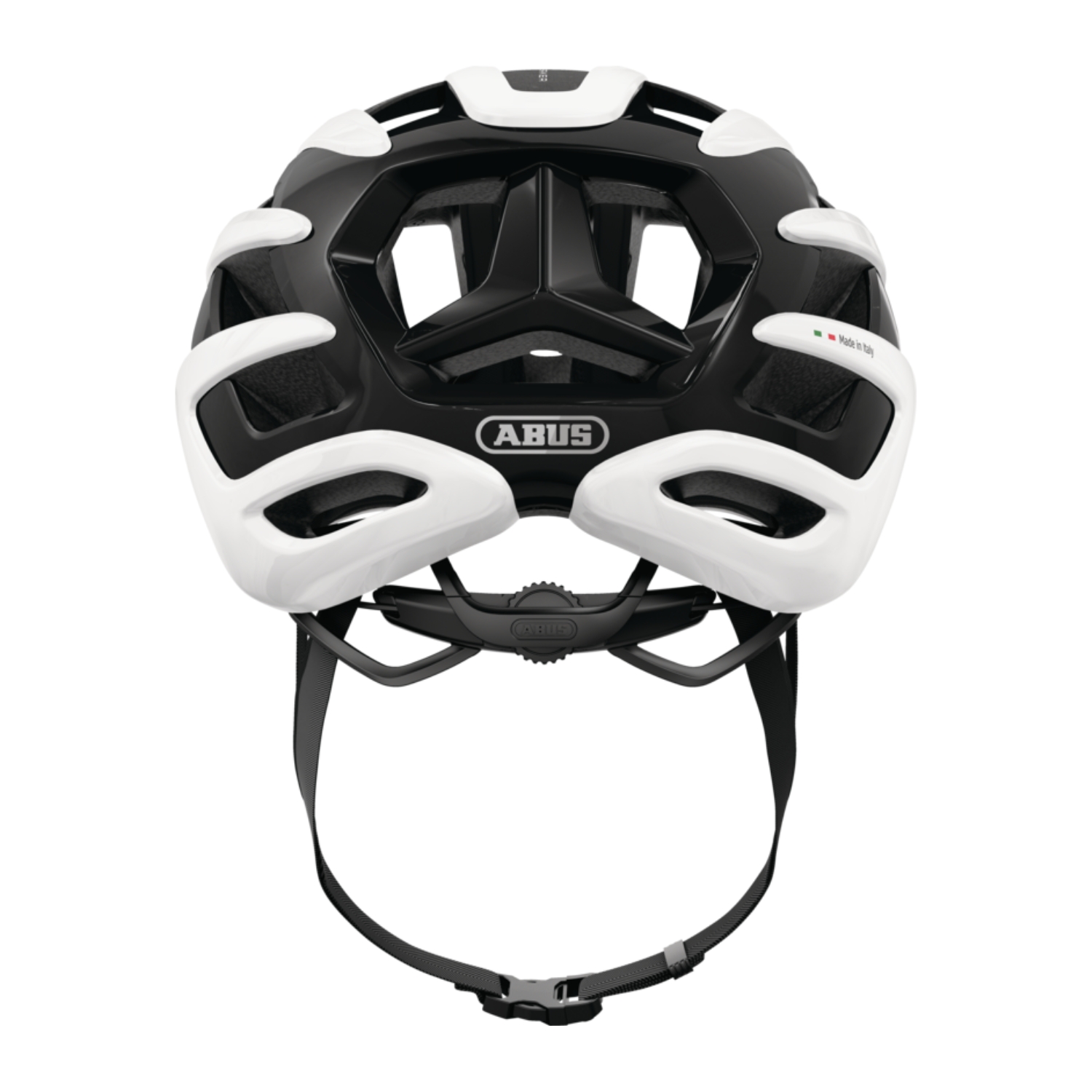 ABUS AirBreaker 2.0, In-Mold, shiny white fehér kerékpáros bukósisak - Image 5