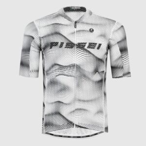 Pissei SanRemo Jersey Black/White kerékpáros mez