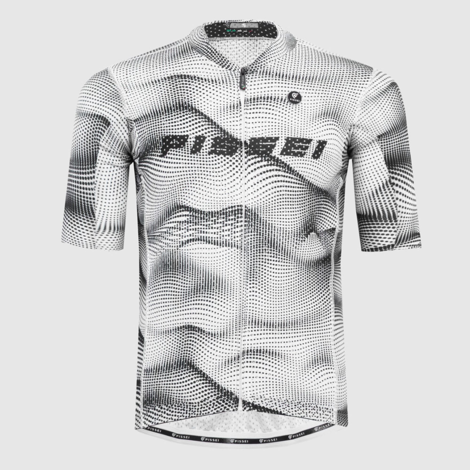 Pissei SanRemo Jersey Black/White kerékpáros mez