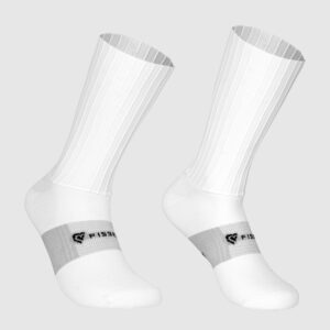Pissei Aero Socks fehér kerékpáros zokni