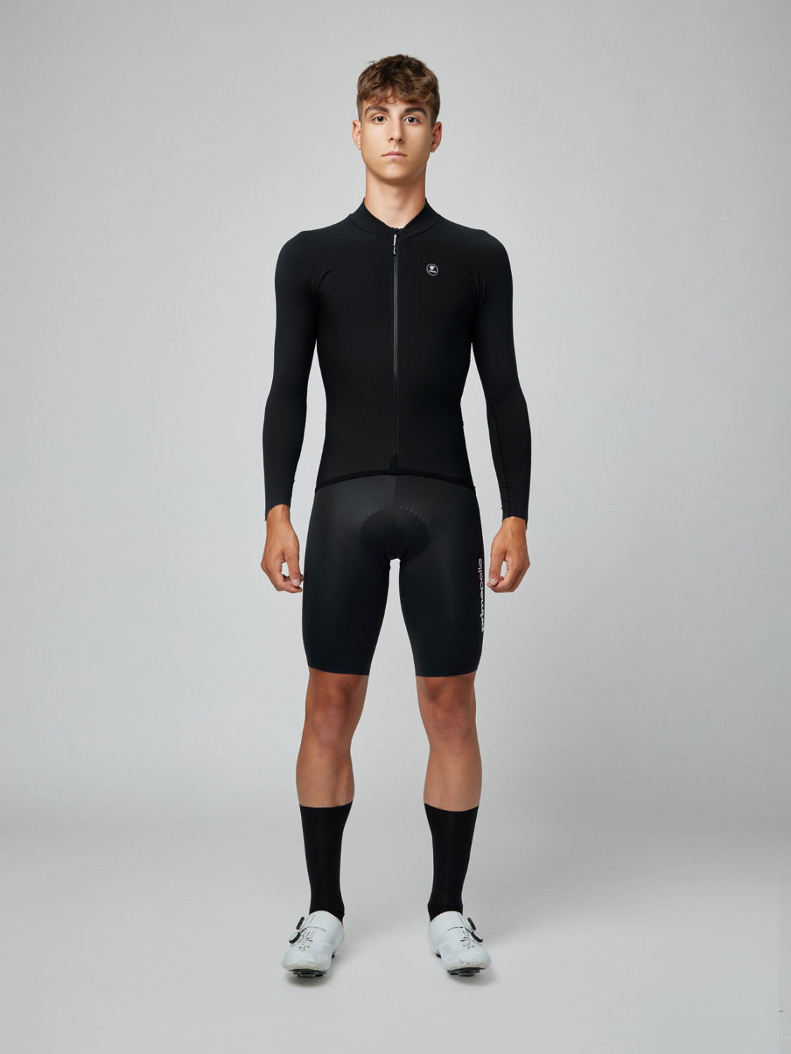 Pissei Primapelle Long Sleeve Jersey Black fekete férfi hoszú ujjú kerékpáros mez - Image 4