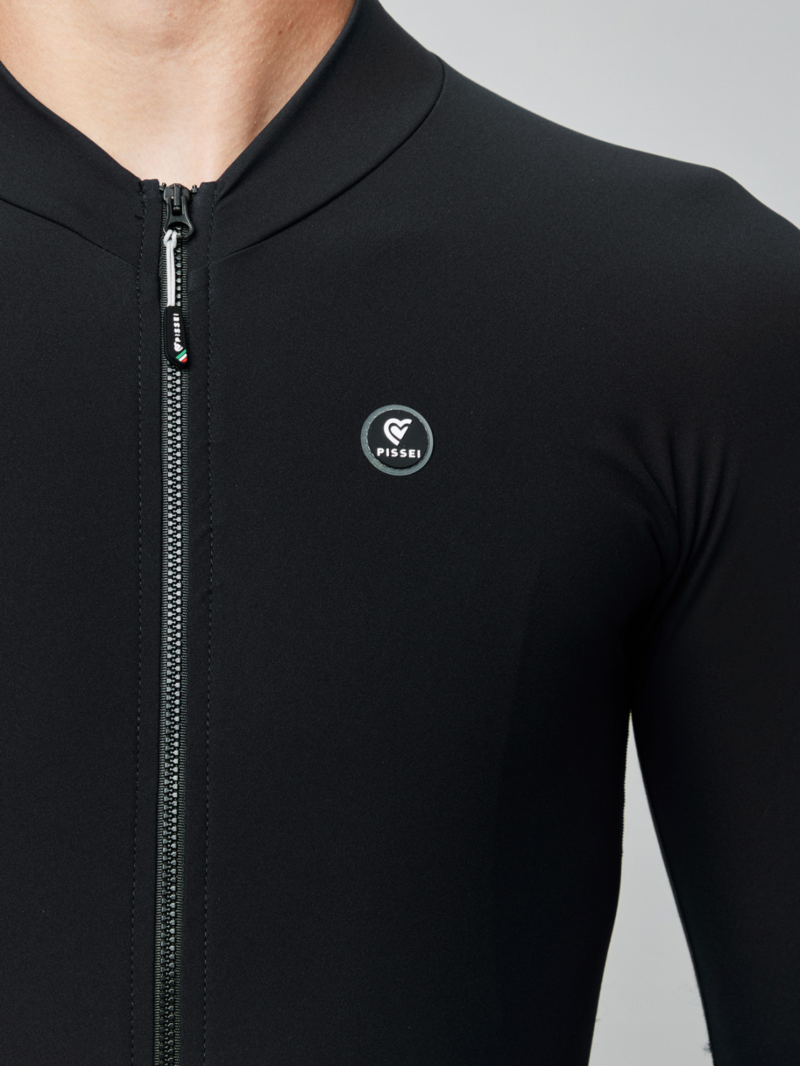 Pissei Primapelle Long Sleeve Jersey Black fekete férfi hoszú ujjú kerékpáros mez - Image 9