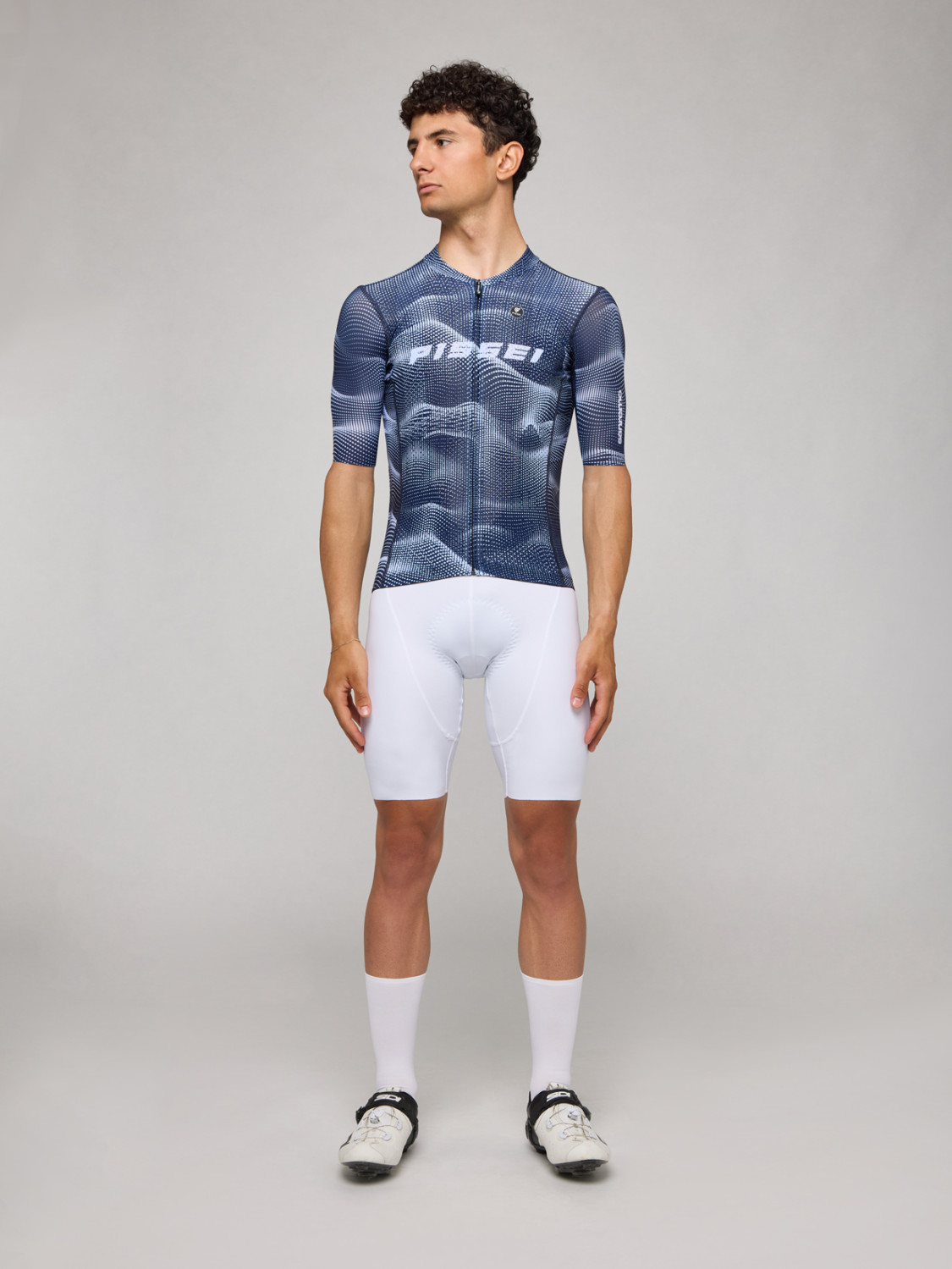 Pissei SanRemo Jersey Light Blue kék kerékpáros mez - Image 3